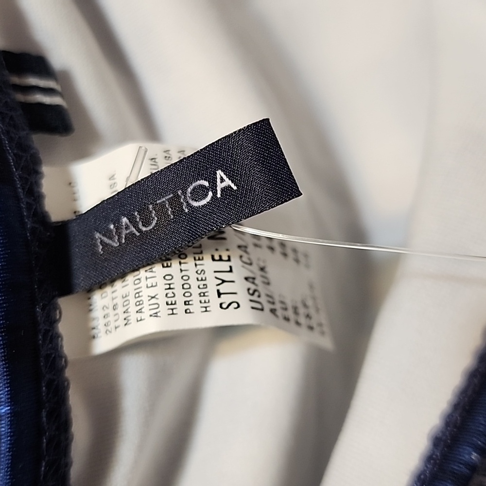 Nautica Navy and White Swimwear New With Tags Size 14 - Picture 4 of 7